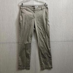 Tommy Bahama Denim Women’s Size 6 Brown Slim Straight Leg Crop Chino Pants
